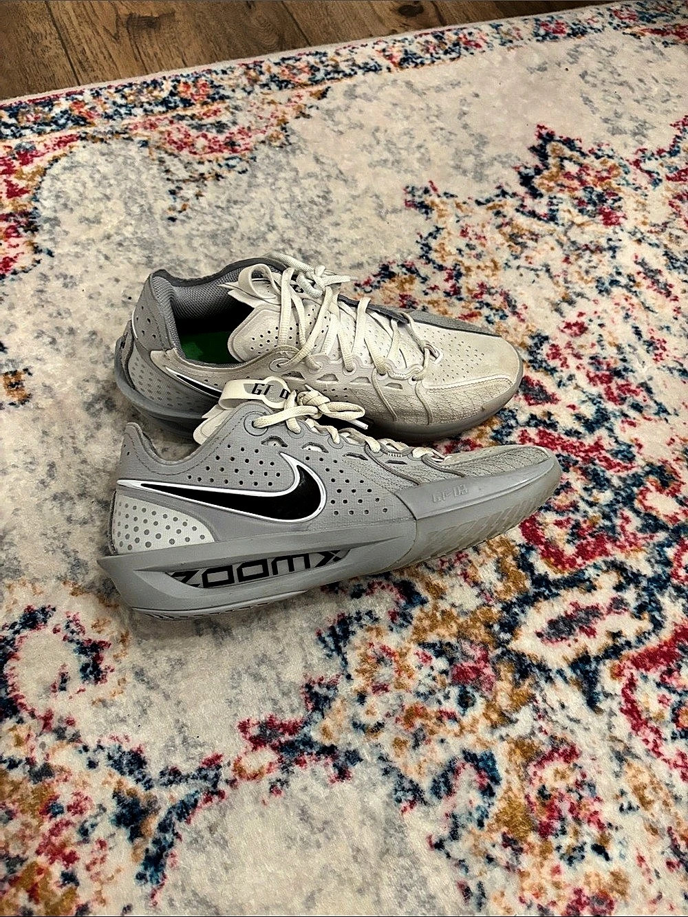 Nike Air Zoom G.T. Cut 3 Athletic Sneakers Gray
